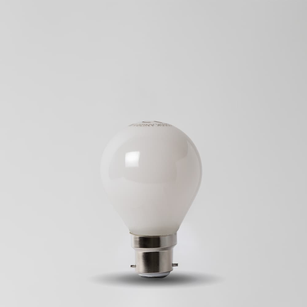 Soho Lighting 4w B22 Golf Ball Opal LED Bulb 2200K Dimmable