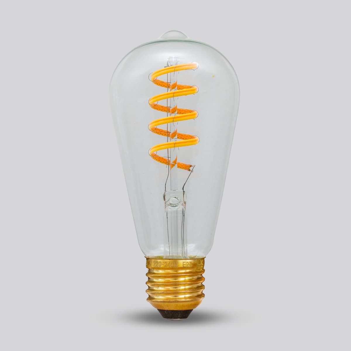 Soho Lighting E27 Dim to warm Edison Clear LED Bulb ST64 - 7W - High CRI