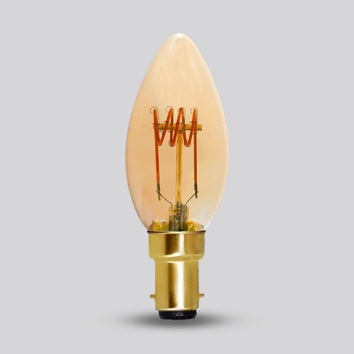 Soho Lighting B15 Vintage Sunset Candle Dimmable LED Bulb C35 - 3W - 1800K - High CRI
