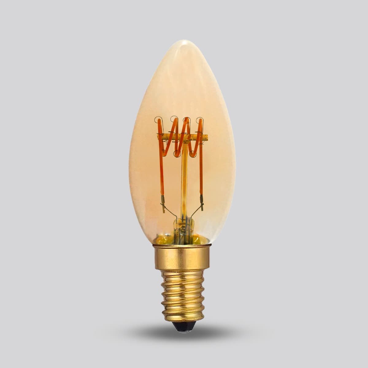 Soho Lighting E14 Vintage Sunset Candle Dimmable LED Bulb C35 - 3W - 1800K - High CRI