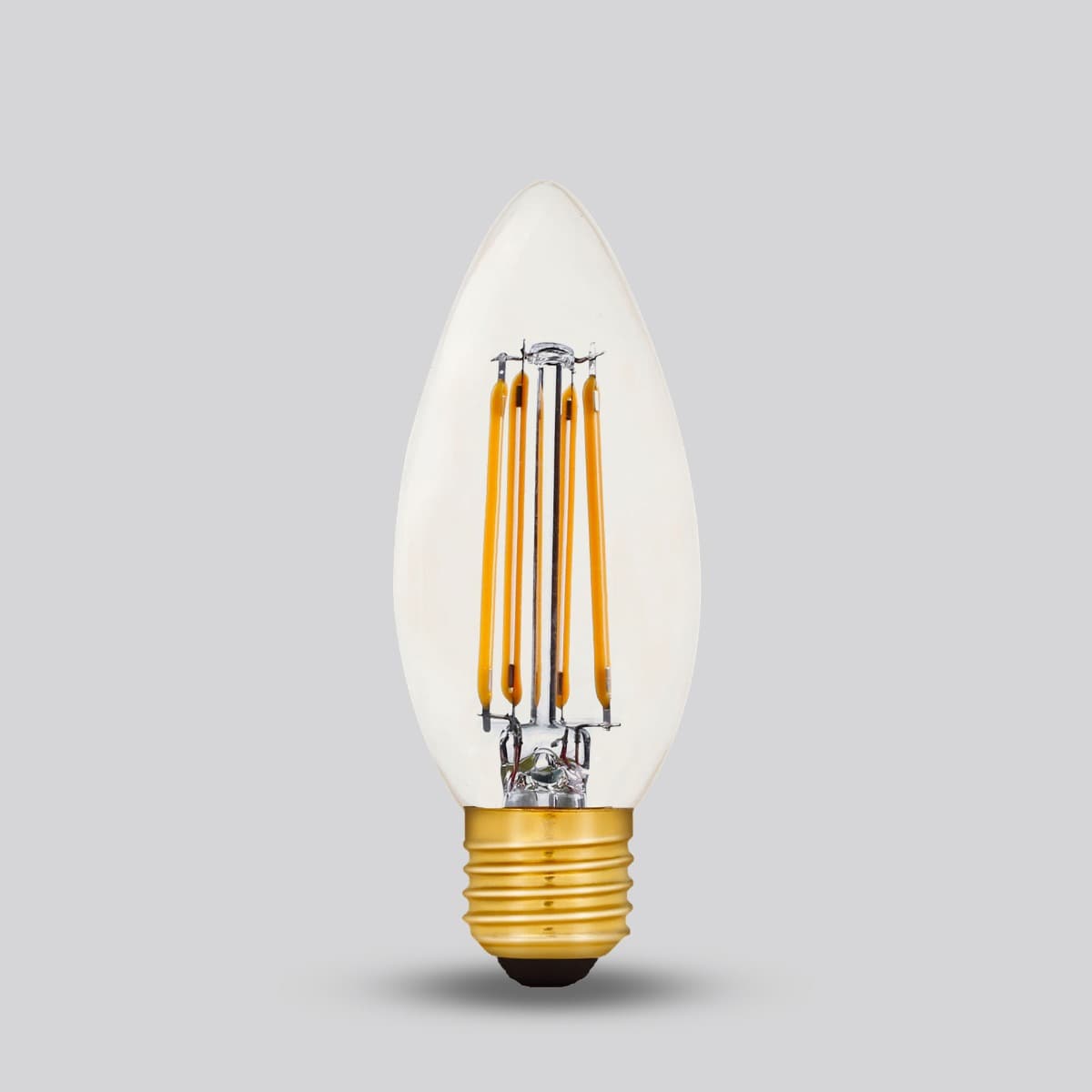 Soho Lighting E27 Classic Clear Candle Dimmable LED Bulb C35 - 4W - 2700K - High CRI