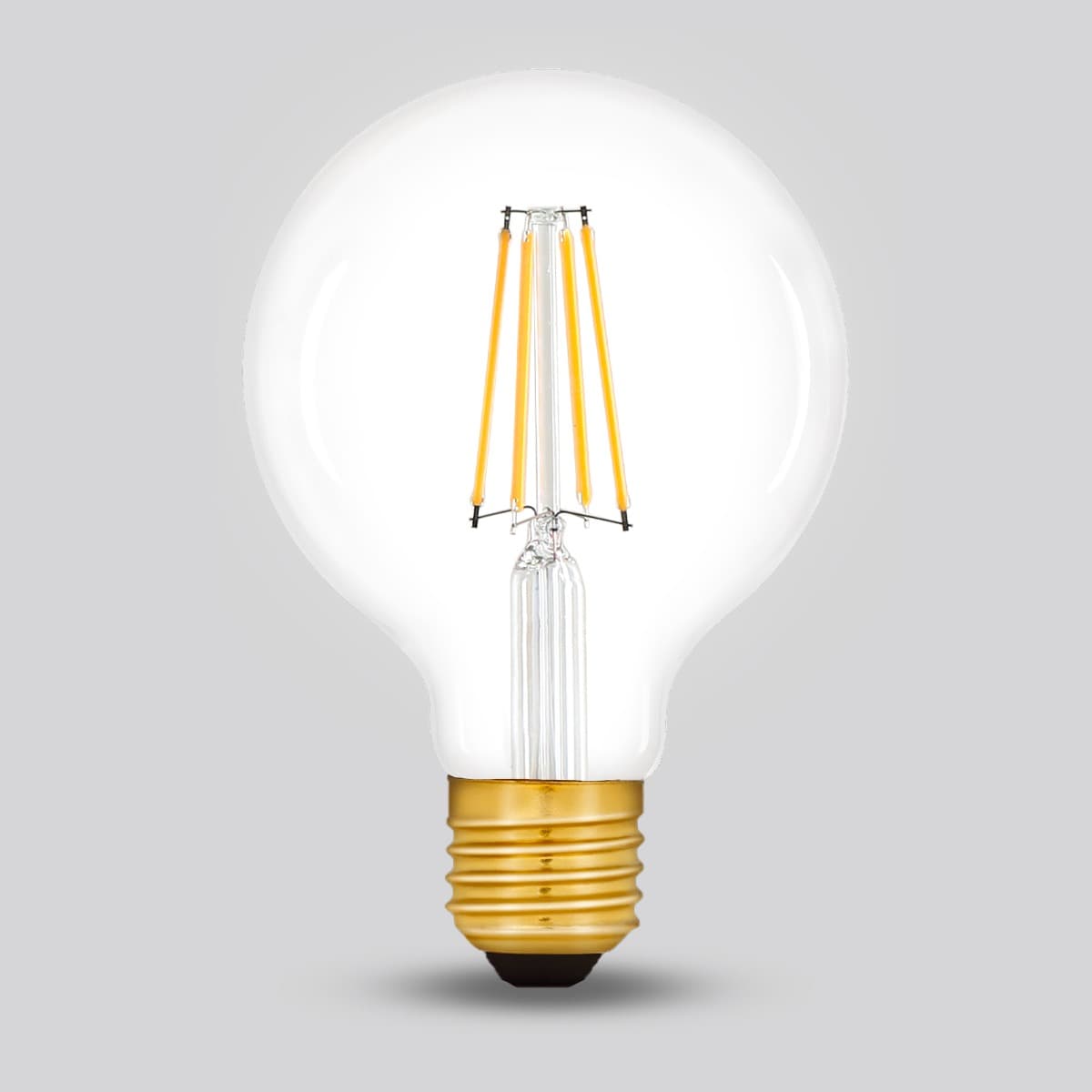 Soho Lighting E27 Classic Clear Globe Dimmable LED Bulb G125 - 7W - 2700K - High CRI
