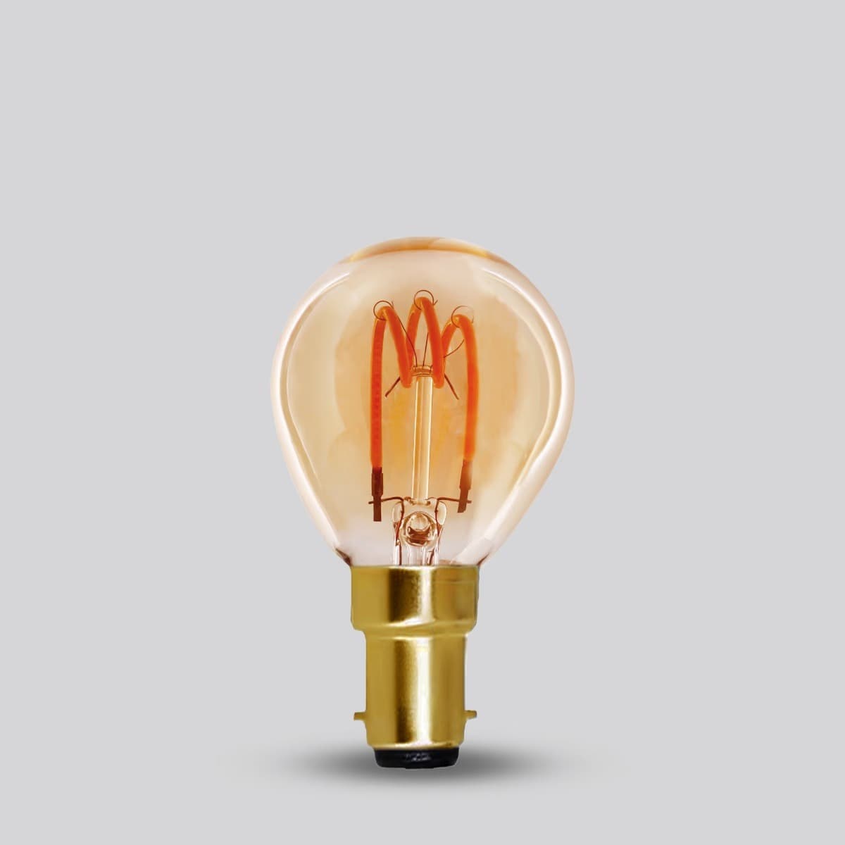 Soho Lighting B15 Vintage Sunset Golfball Dimmable LED Bulb P45 - 3W - 1800K - High CRI