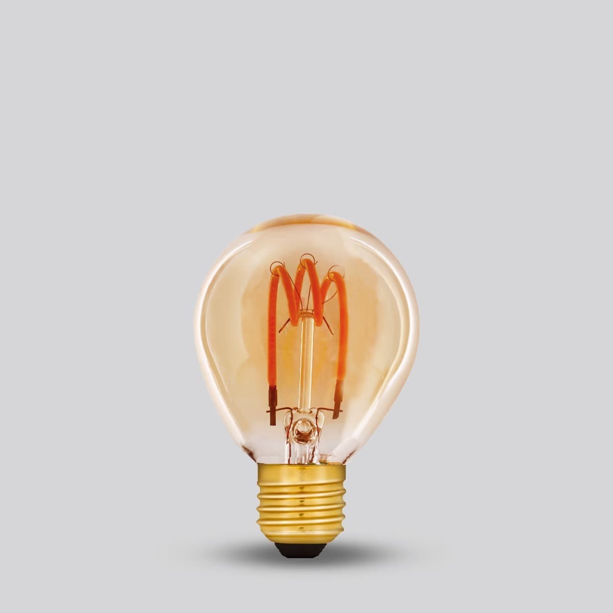Soho Lighting E27 Vintage Sunset Golfball Dimmable LED Bulb G45 - 3W - 1800K - High CRI