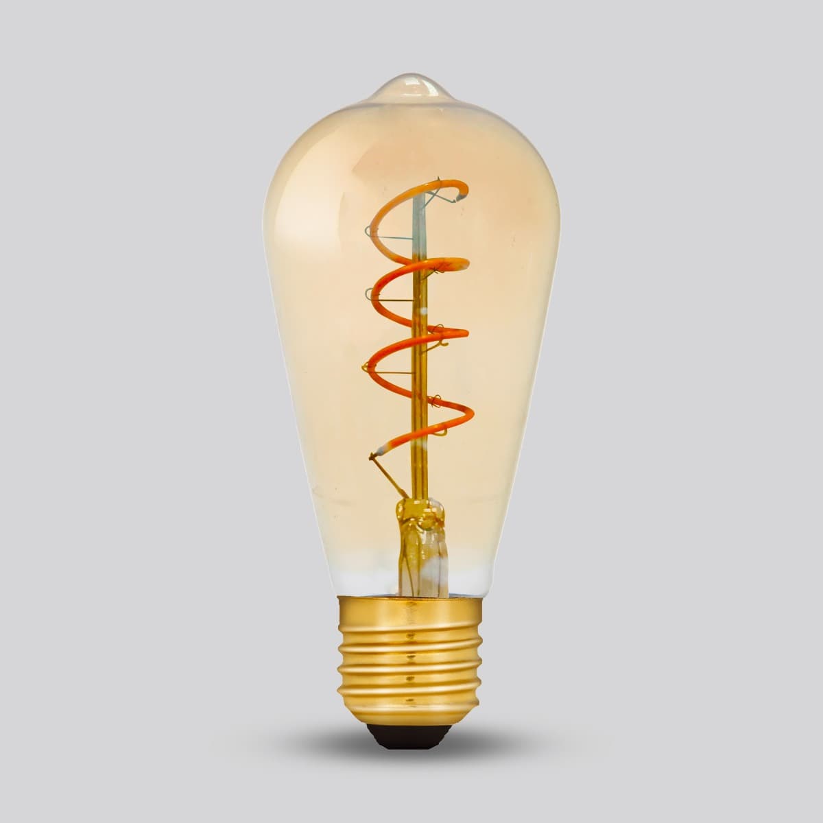 Soho Lighting E27 Vintage Sunset Teardrop Dimmable LED Bulb ST64 - 4W - 1800K - High CRI