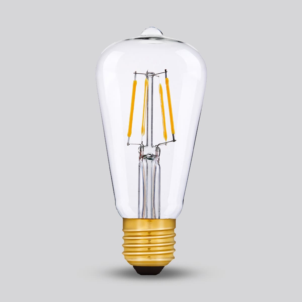 Soho Lighting E27 Classic Clear Teardrop Dimmable LED Bulb ST64 - 7W - 2700K - High CRI