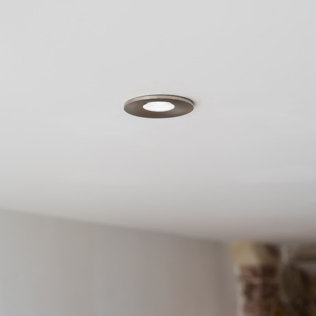 Soho Lighting Brushed Chrome CCT Dim To Warm LED Downlight Fire Rated IP65