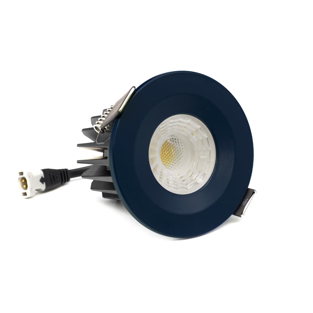 Soho Lighting Navy Blue LED Downlights - Fire Rated - Fixed - IP65 - CCT Switch - High CRI - Dimmable