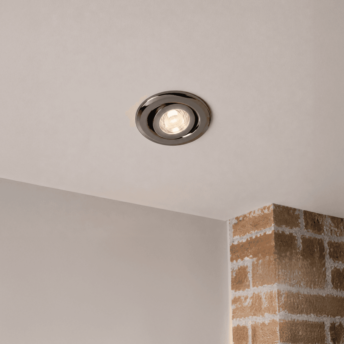 Soho Lighting Black Nickel 3K Warm White Tiltable LED Downlights - Fire Rated - IP44 - High CRI - Dimmable