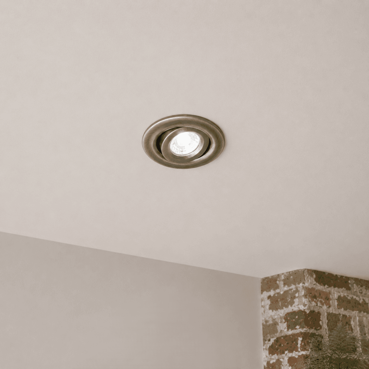 Soho Lighting Antique Brass 4K Cool White Tiltable LED Downlights - Fire Rated - IP44 - High CRI - Dimmable