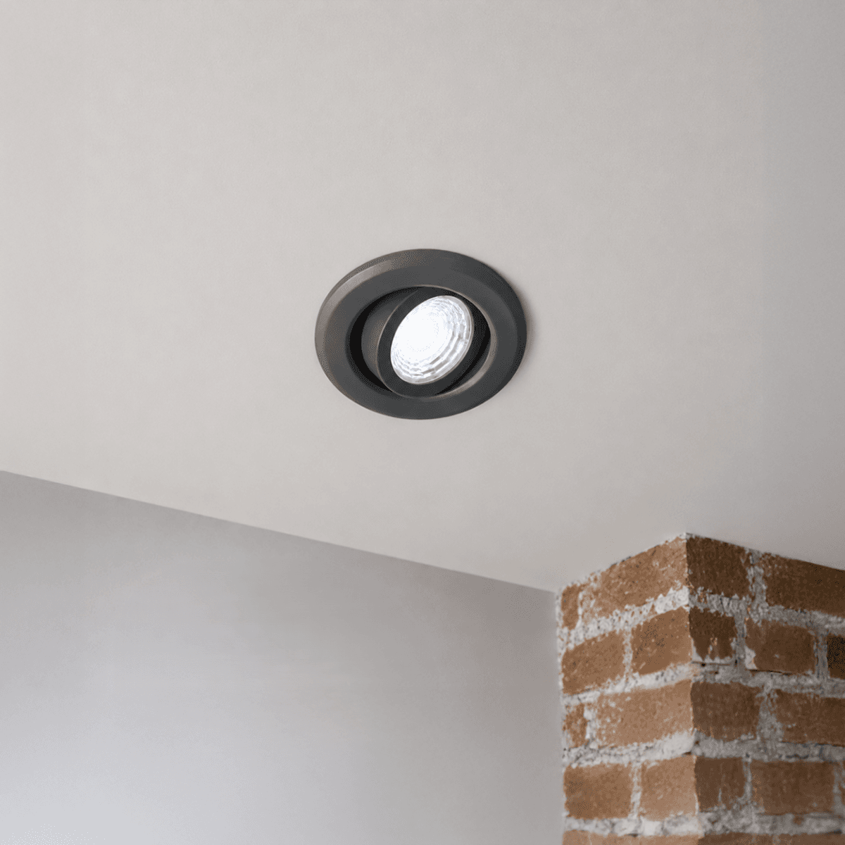 Soho Lighting Anthracite 4K Cool White Tiltable LED Downlights - Fire Rated - IP44 - High CRI - Dimmable
