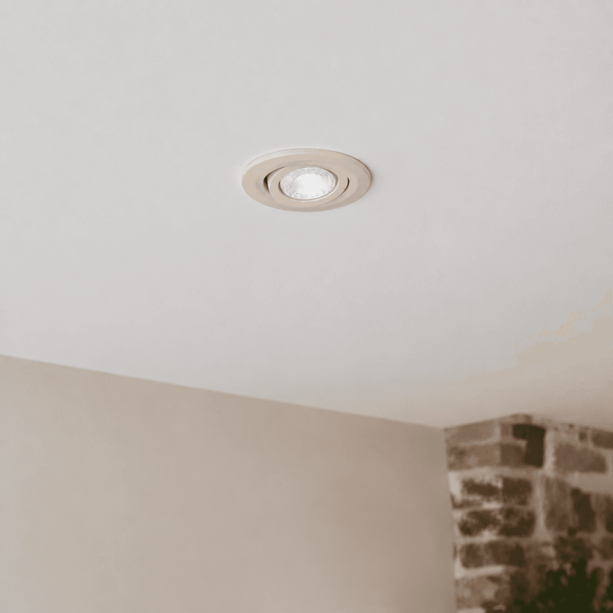 Soho Lighting Cream 4K Cool White Tiltable LED Downlights - Fire Rated - IP44 - High CRI - Dimmable