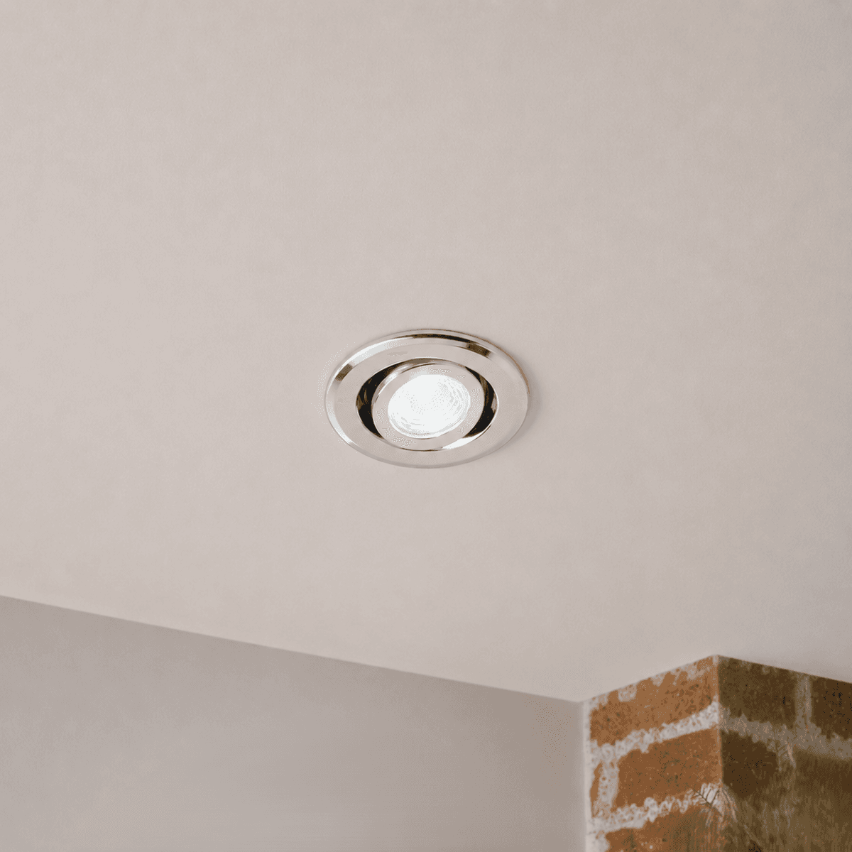 Soho Lighting Polished Chrome Adjustable 4K Cool White Tiltable LED Downlights - Fire Rated - IP44 - High CRI - Dimmable