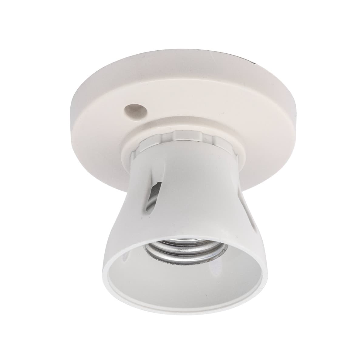 Lieber Batten Lampholder Skirt E27 Cap size fitting - White