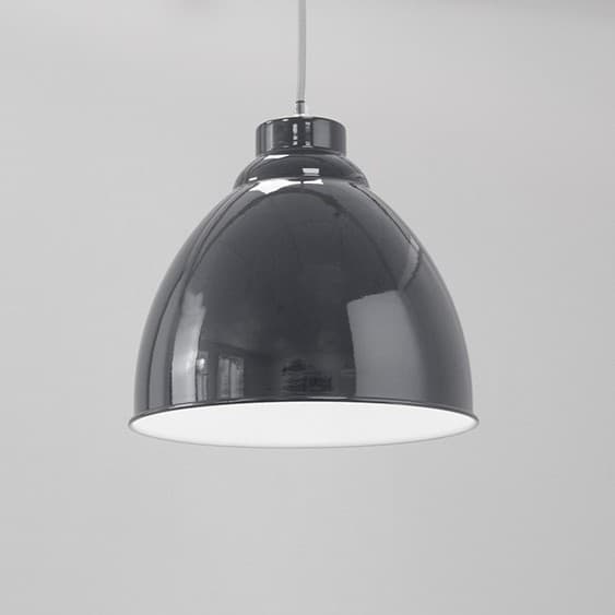Oxford Vintage Pendant Light Leaden Grey Slate No Chain - Elesi