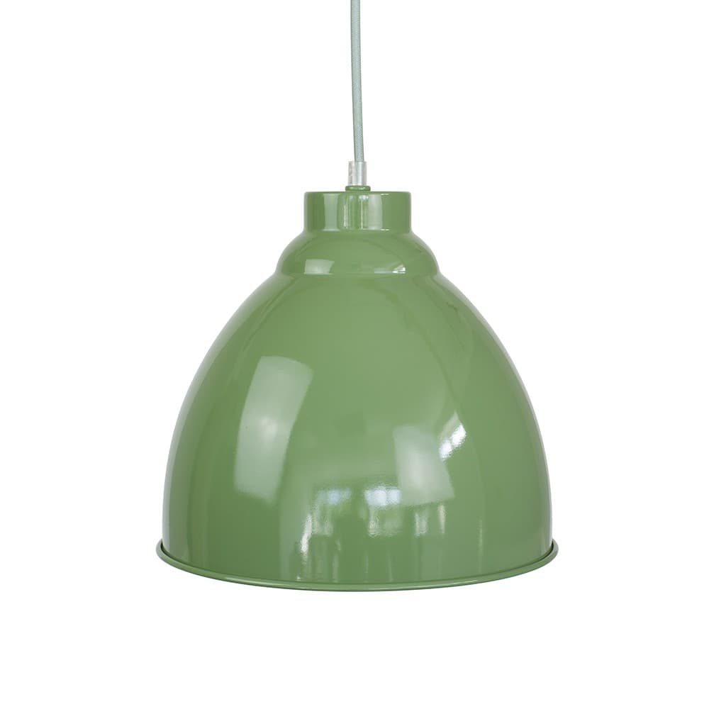 Olive Green Pendant Light - Oxford Vintage - Elesi