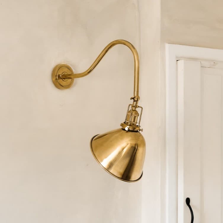 Soho Lighting Claridge Polished Solid Brass Reading & Picture Wall Light