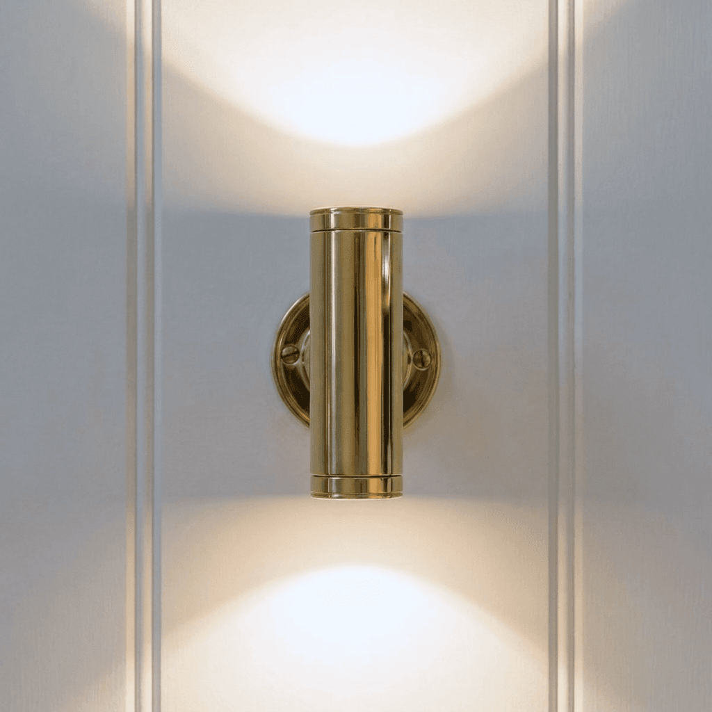 Soho Lighting Chelsea IP68 6W Solid Brass Up & Down Wall Light 12V DC 4000K