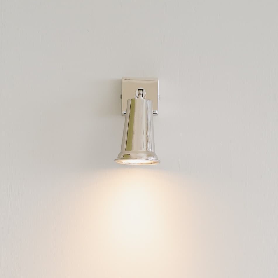 Pimlico Natural Brass Single Spot Light - The Soho Lighting Company