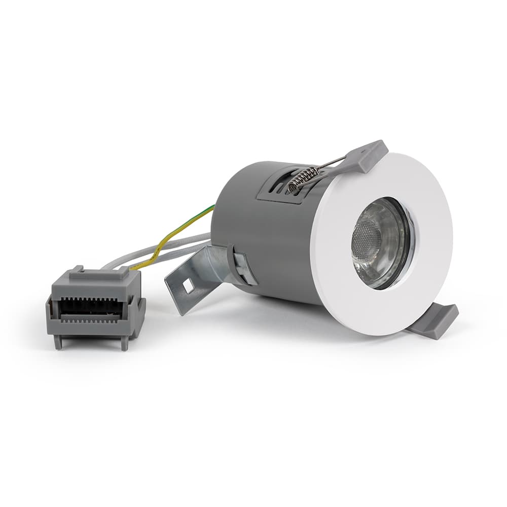 Lieber White GU10 Fire rated IP65 downlight