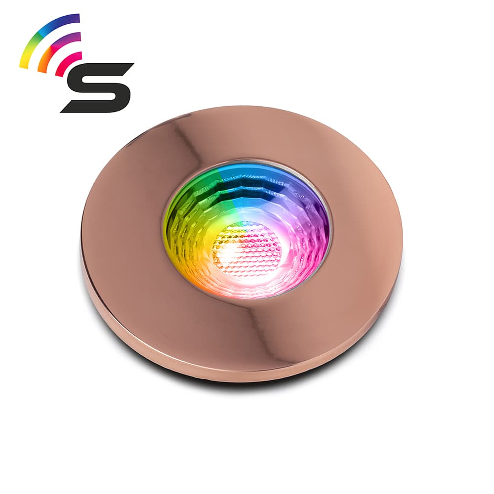 Lieber Copper IP65 Fire Rated Colour Changing Smart Downlight