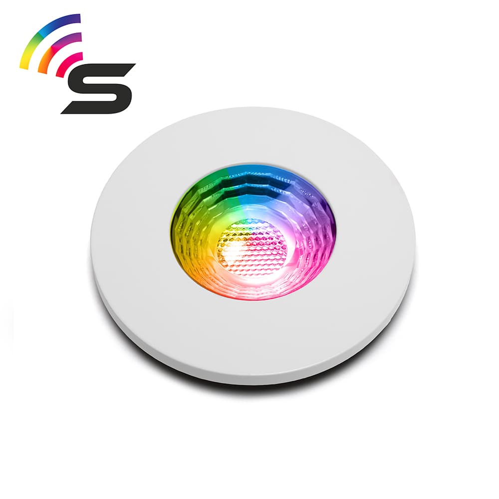 Lieber White IP65 Fire Rated Colour Changing Smart Downlight