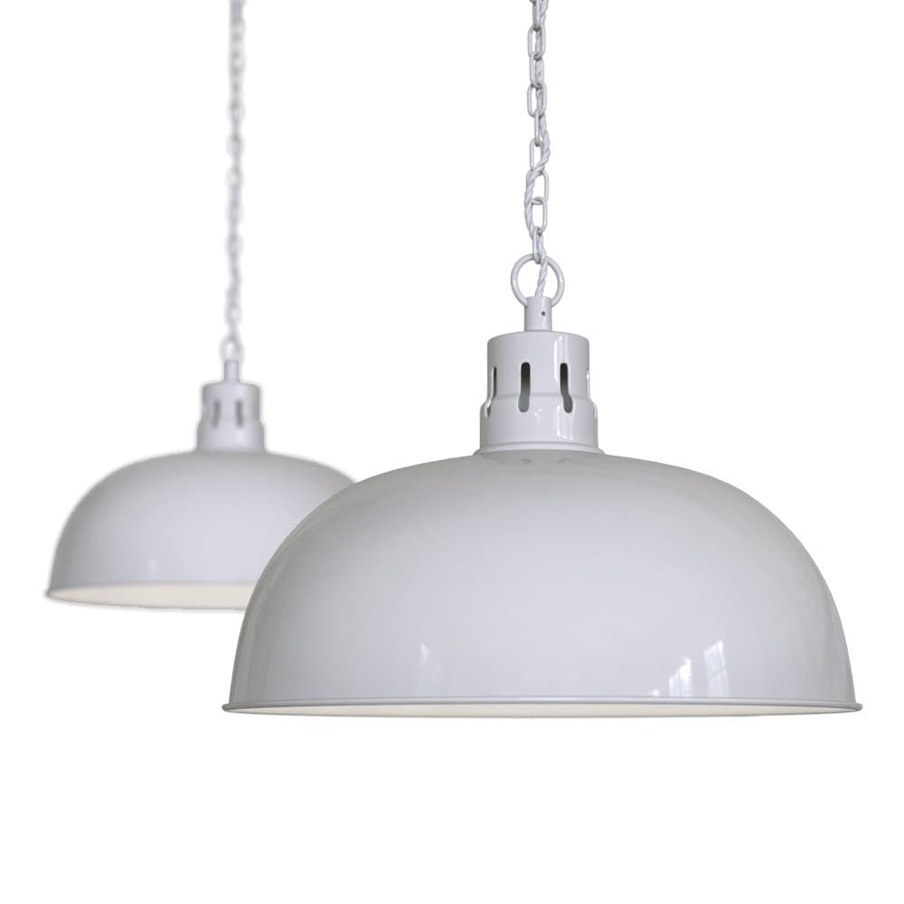 Grey Haze Rustic Dome Dining Room Pendant Light - Berwick - Elesi