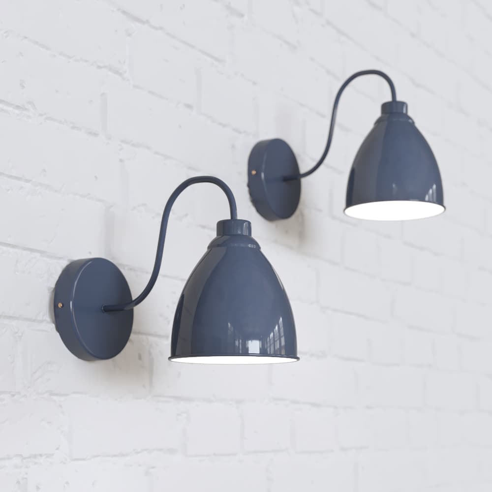 Oxford Vintage Wall Light Leaden Grey Slate - Elesi