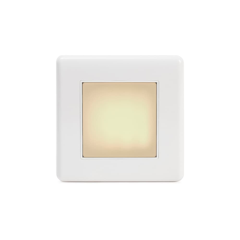 Lieber Silk White Plastic LED Stair Light - Warm White