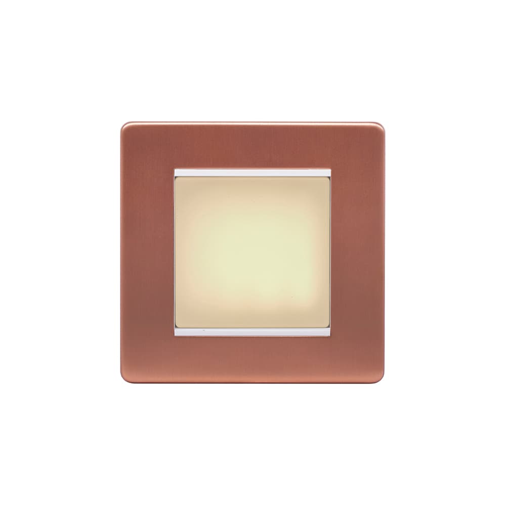 Lieber Brushed Copper LED Stair Light - Warm White