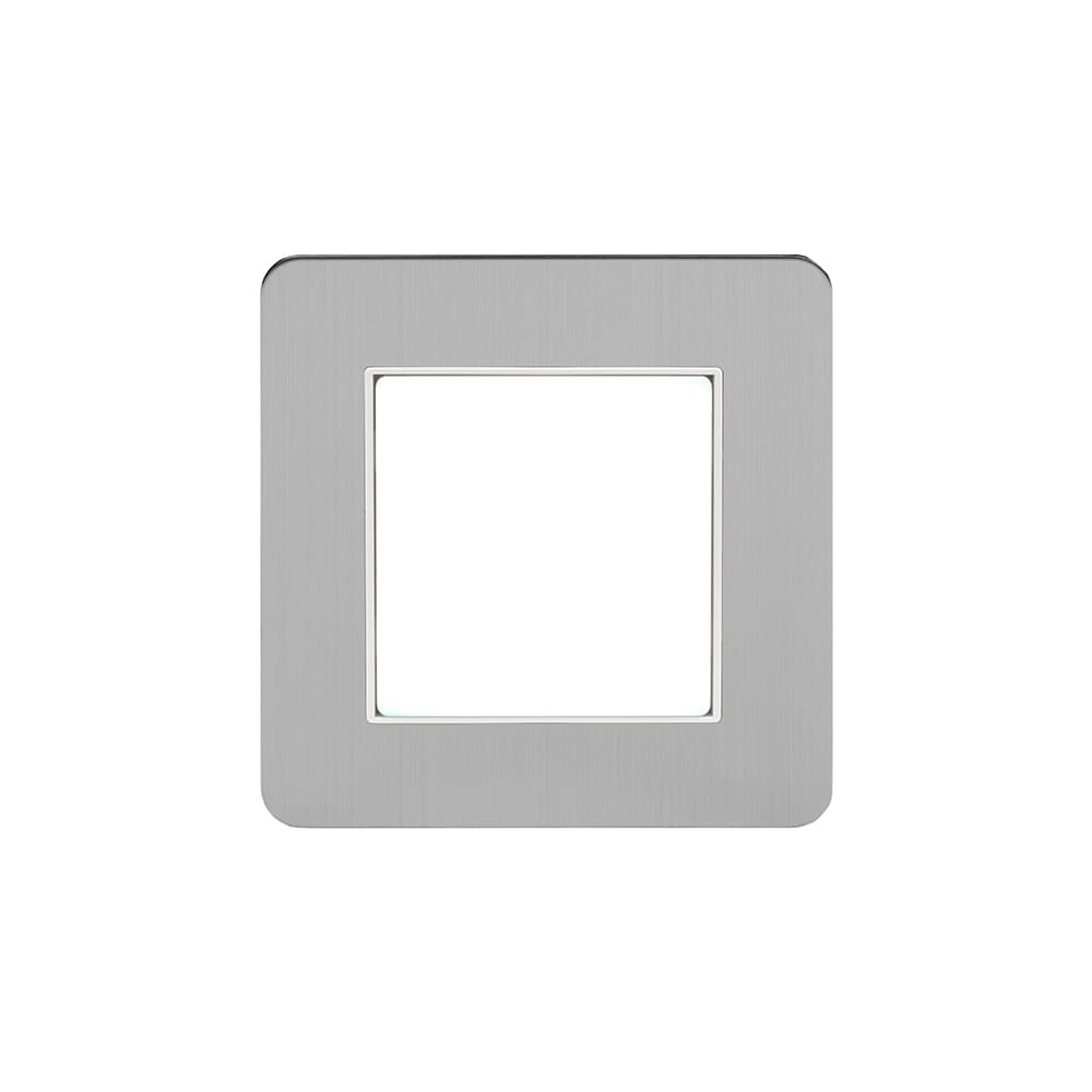 Soho Lighting Brushed Chrome Flat Plate LED Stair Light - Cool White