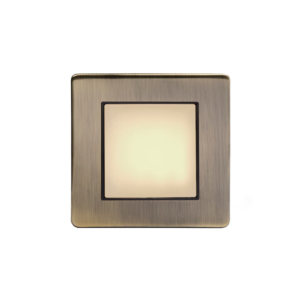 Soho Lighting Antique Brass LED Stair Light - Warm White