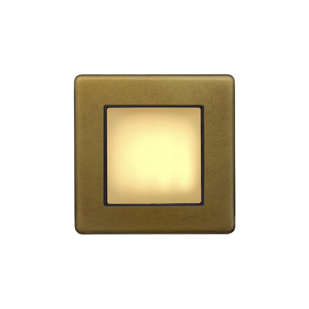 Soho Lighting Old Brass LED Stair Light - Warm White