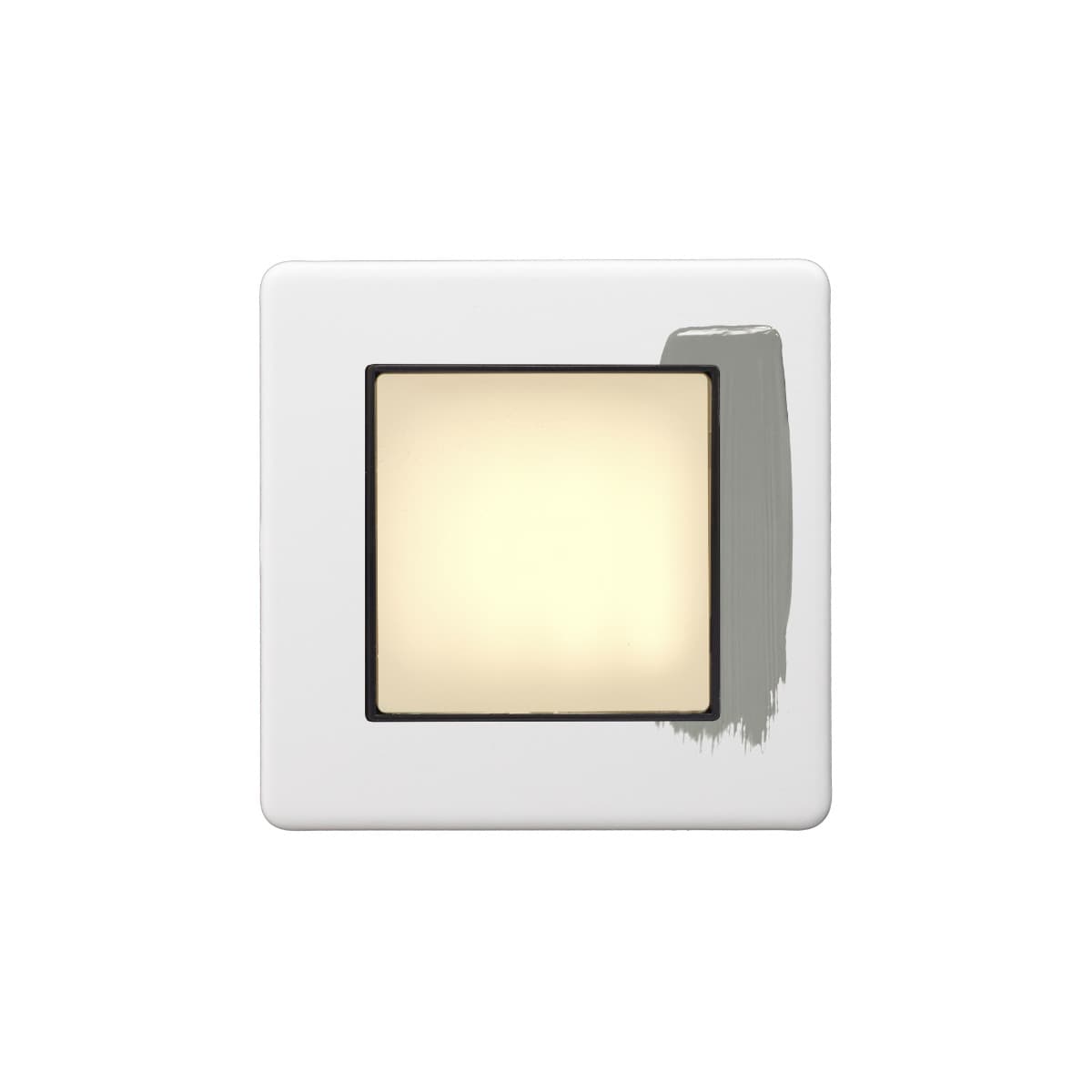 Soho Lighting Primed Paintable LED Stair Light - Warm White with Black Insert