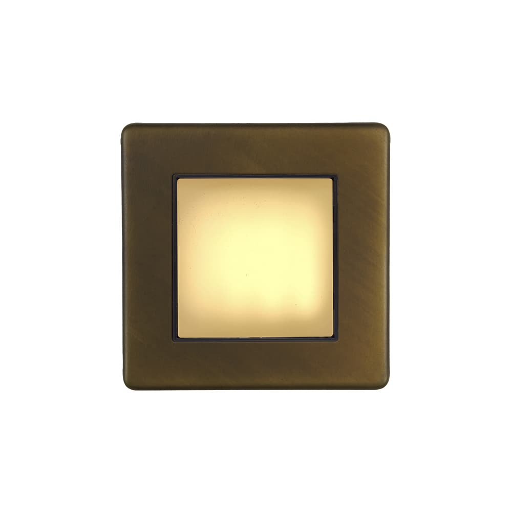 Soho Lighting Vintage Brass LED Stair Light - Warm White