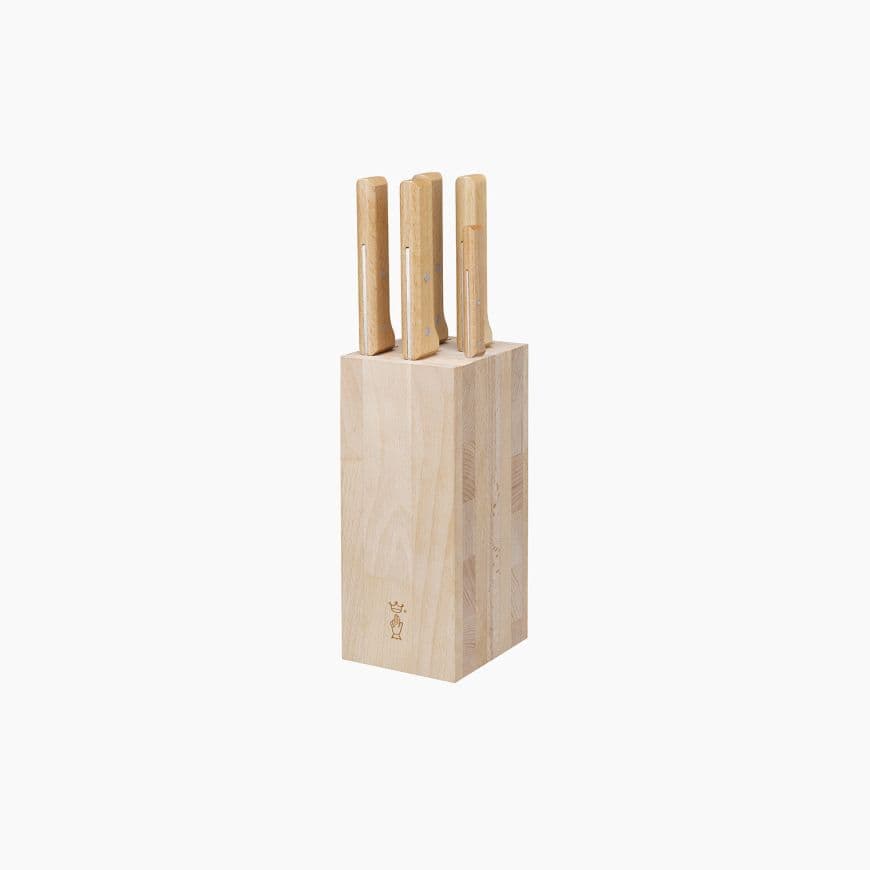 Opinel Parallèle Bread 5pc Knife Block