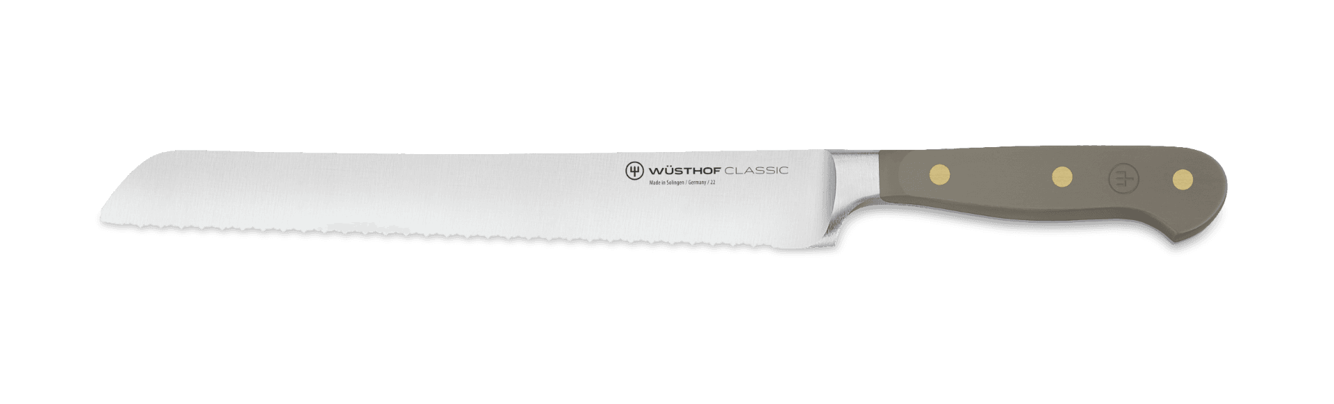 Wüsthof Classic Colour Precision Double Serrated Bread Knife 23cm Velvet Oyster (WT1061706123)