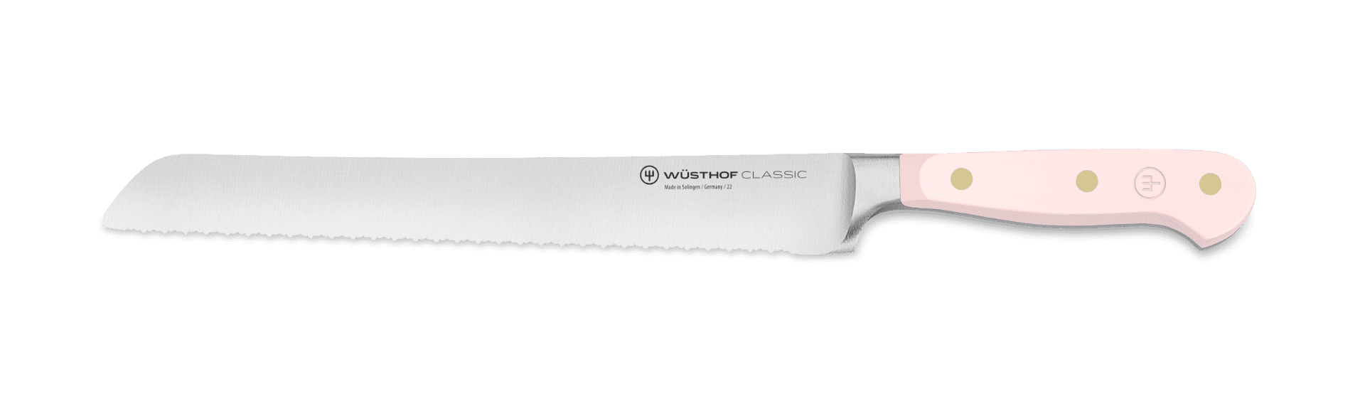 Wüsthof Classic Colour Precision Double Serrated Bread Knife 23cm Pink Himalayan Salt (WT1061706423)