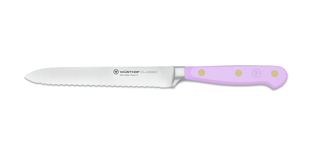 Wüsthof Classic Colour Serrated Utility Knife 14cm Purple Yam (WT1061708214)