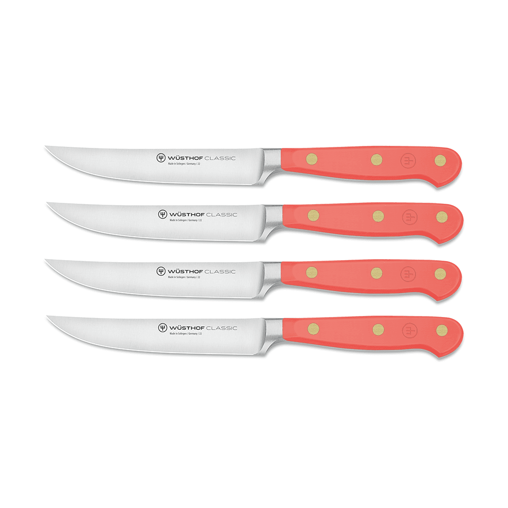 Wüsthof Classic Colour 4-piece Steak Knife Set Coral Peach (WT1061760403)