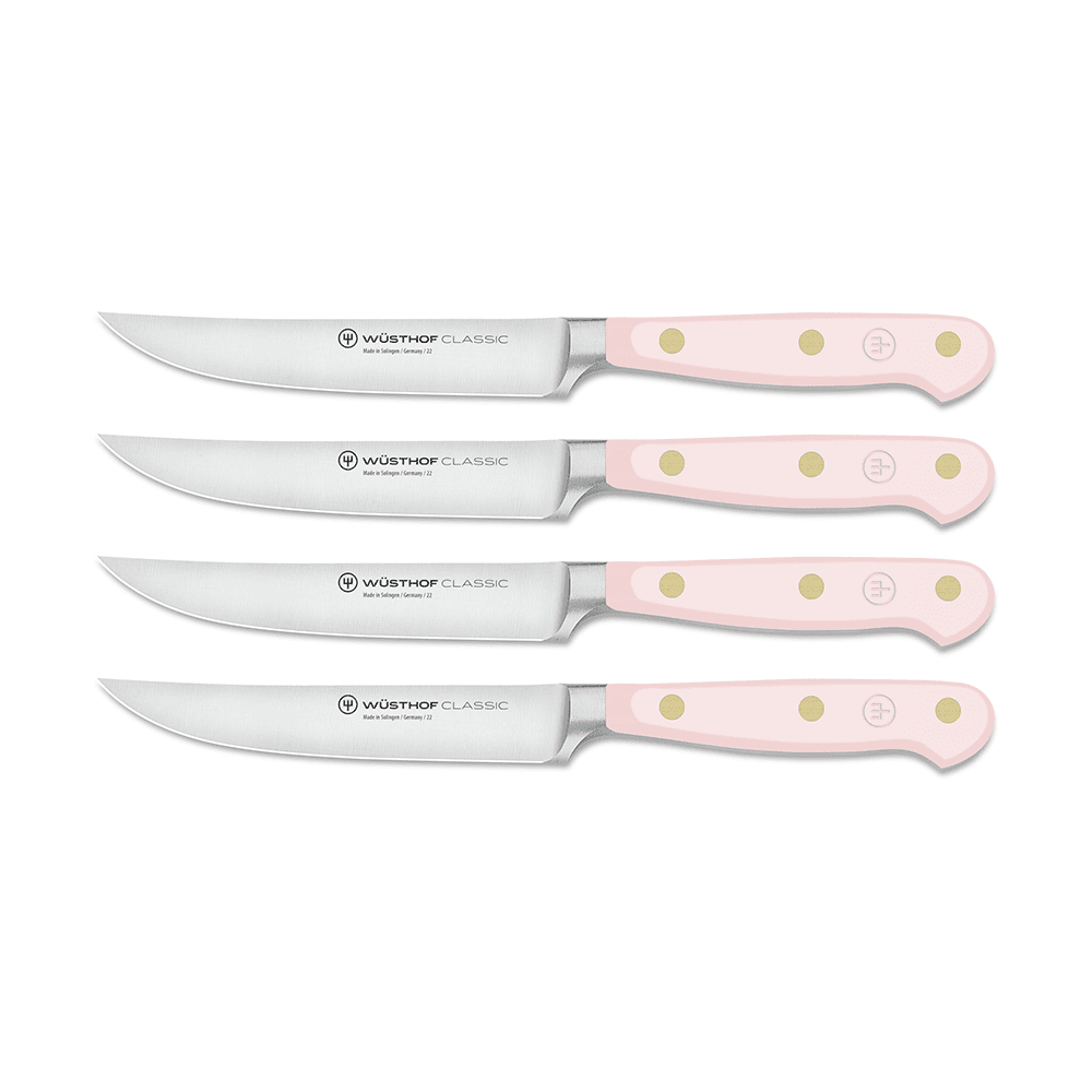 Wüsthof Classic Colour 4-piece Steak Knife Set Pink Himalayan Salt (WT1061760404)