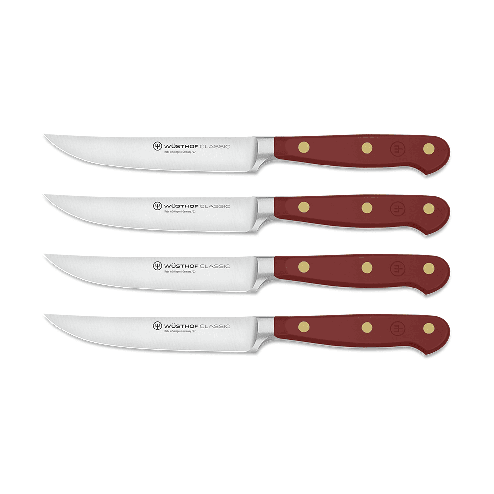 Wüsthof Classic Colour 4-piece Steak Knife Set Tasty Sumac (WT1061760405)