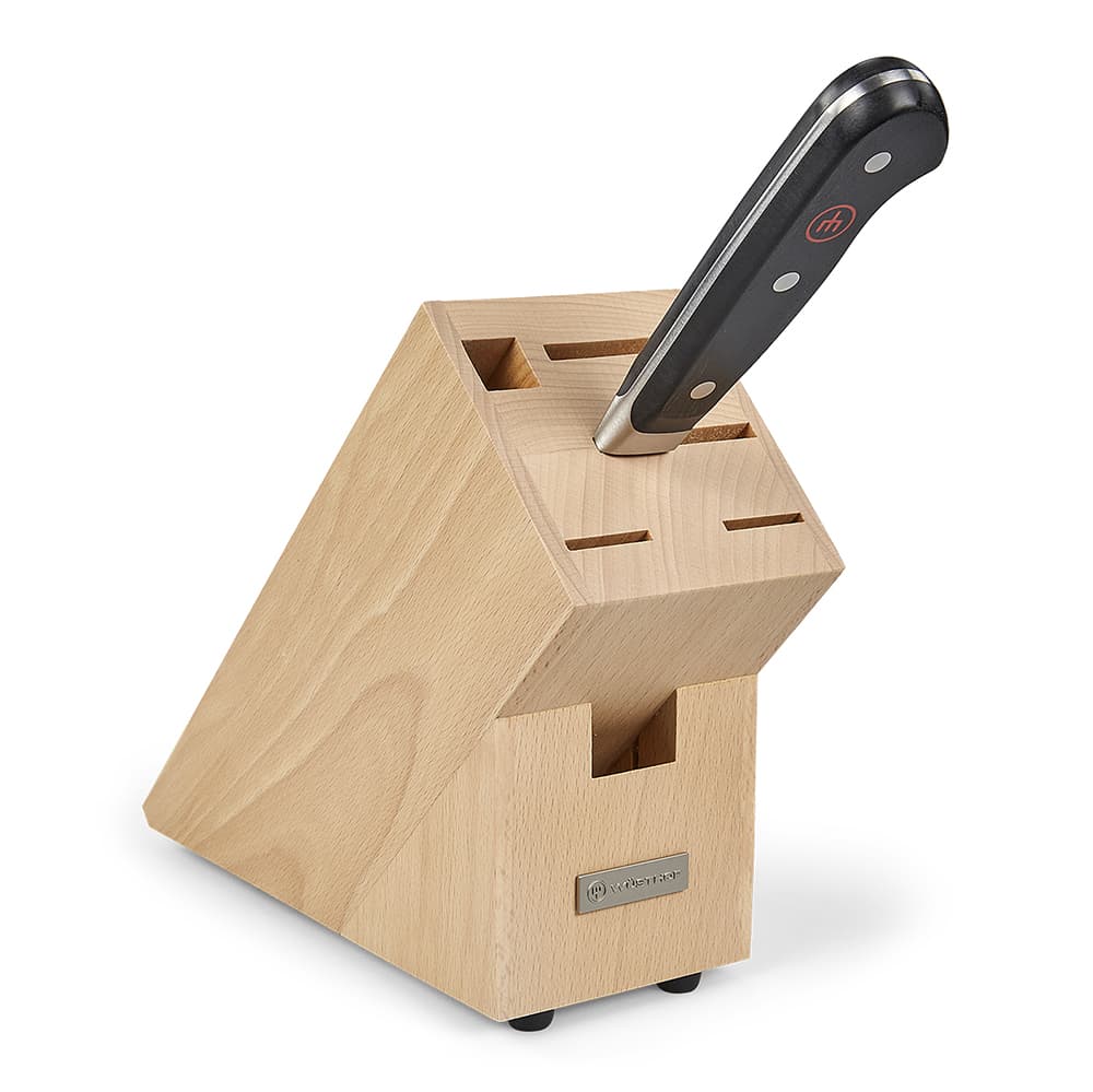 Wüsthof Classic Black Chefs Knife 20cm with Beech Wood Block (1090170201)