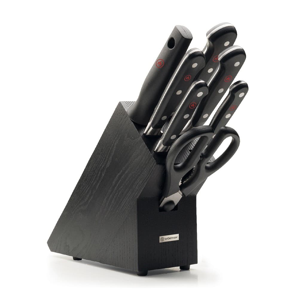 Wüsthof Classic 7pc Knife Block Black Ash (WT1090170707)