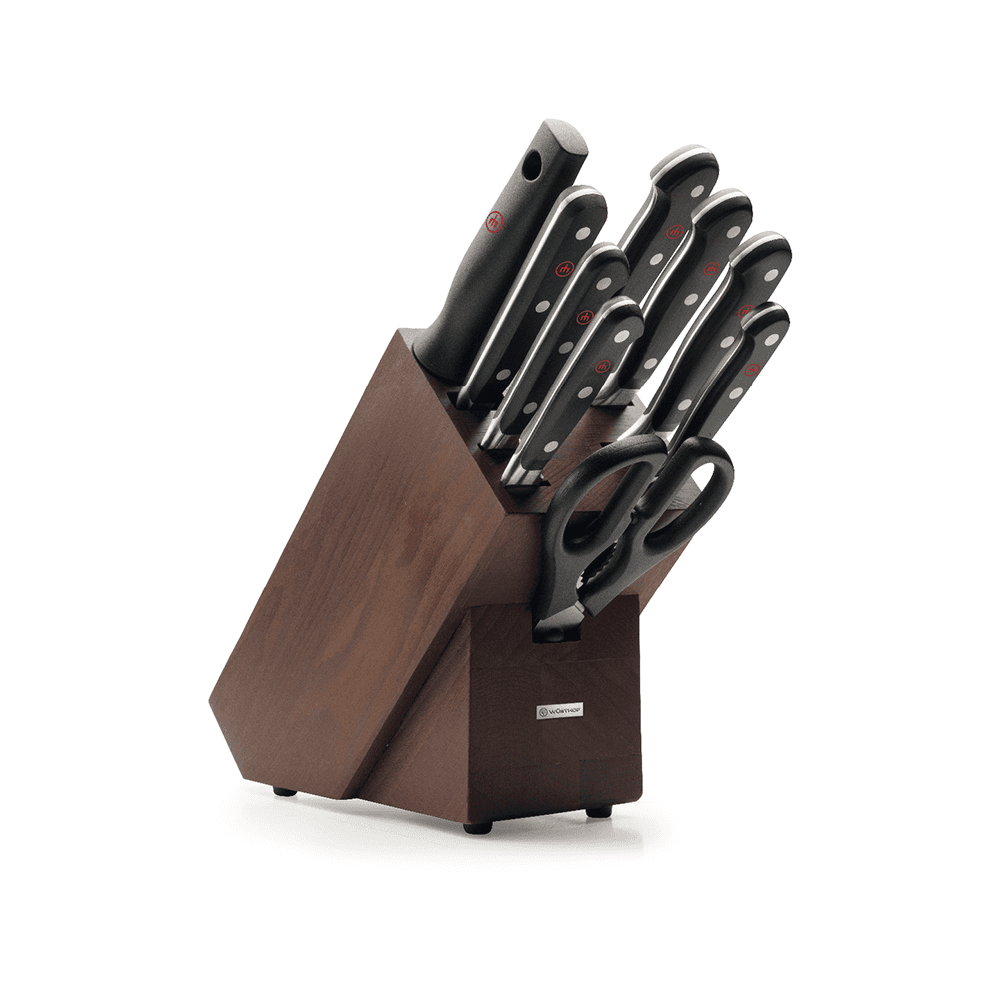Wüsthof Classic 9pc Knife Block Brown Ash (WT1090170904)