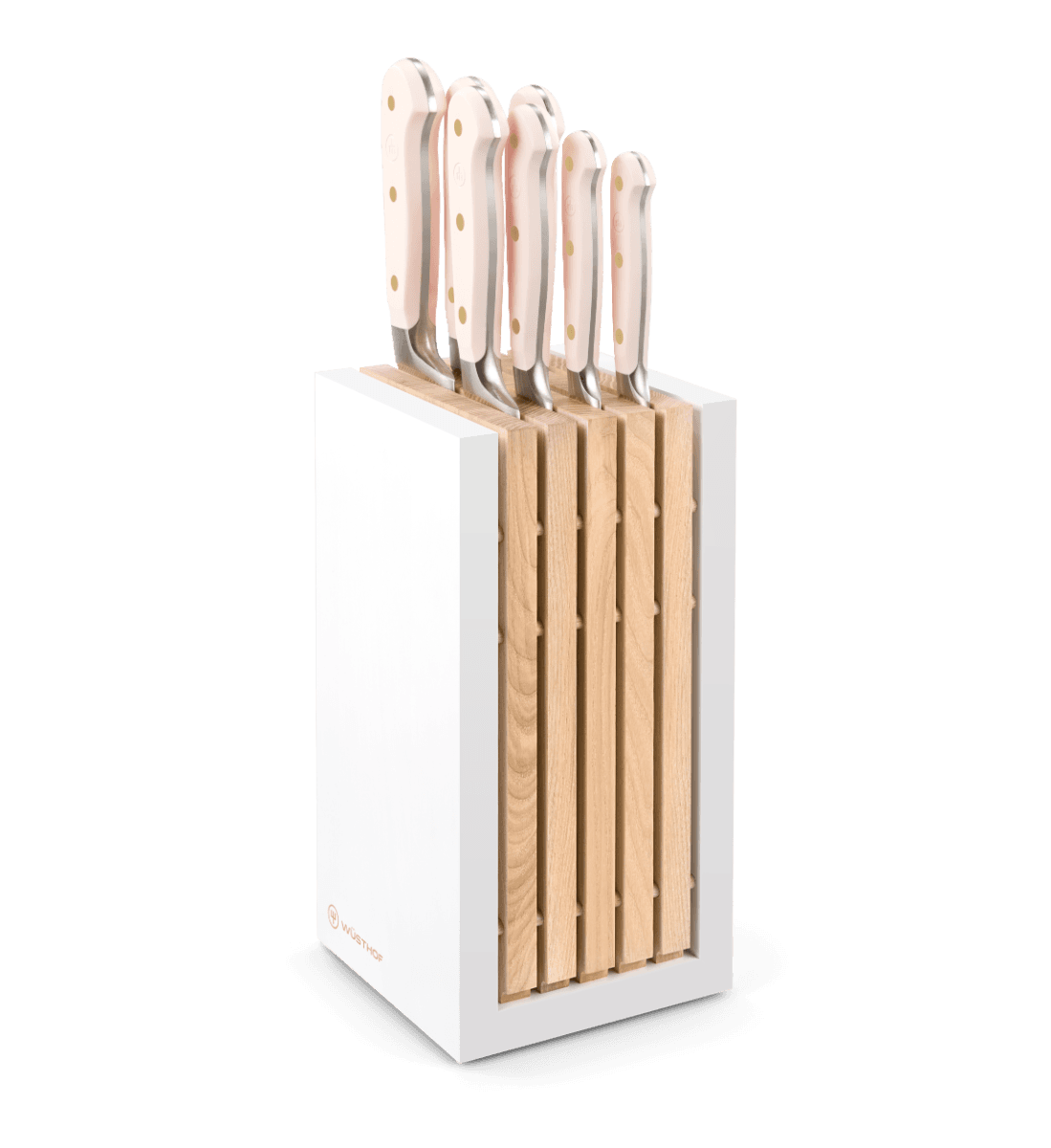 Wüsthof Classic Colour 8-piece Designer Knife Block Set Pink Himalayan Salt (WT1091770714)