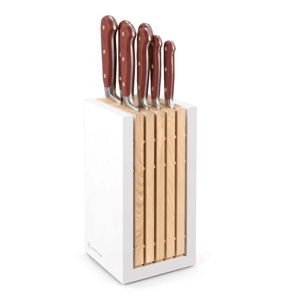 Wüsthof Classic Colour 8-piece Designer Knife Block Set Tasty Sumac (WT1091770715)