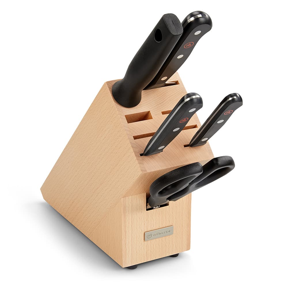 Wüsthof Gourmet 6 Piece Black Knife Block (1095070607)