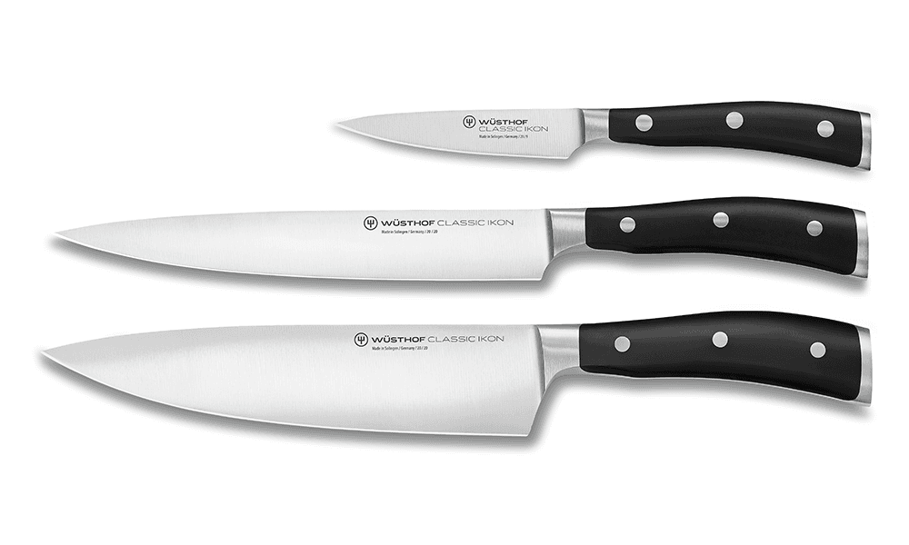Wüsthof Classic Ikon 3pc Knife Set (WT1120360301)