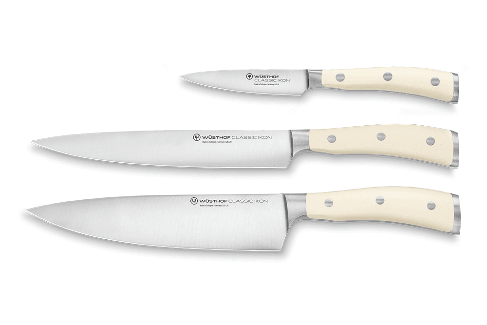 Wüsthof Classic Ikon Cream 3pc Knife Set (WT1120460301)